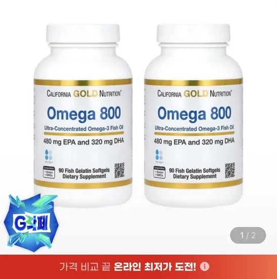 CGN 오메가3 800 90정 2통