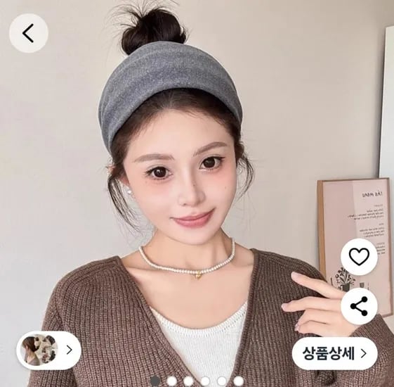 여성 헤어밴드