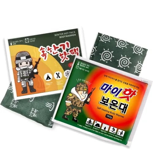 다봉산업 마이핫 보온대 160g 20팩 혹한기핫팩 160g 20팩 총40팩