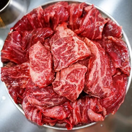 소고기 구이모듬 세트 800g 토시살 안창살 우삼겹 부채살