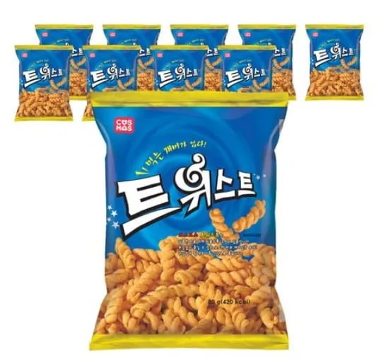 코스모스제과 트위스트 과자 80g