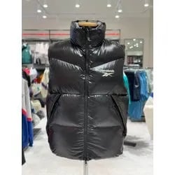 리복 REJU3FV54BK 펌프 리버시블 패딩 베스트 남여점퍼