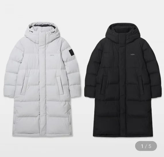 네파 슈퍼롱 벤치다운자켓