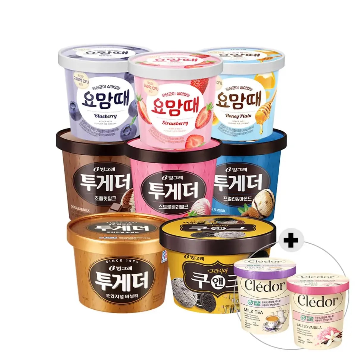 투게더 요맘때 파인트 모음 3+2 증정
