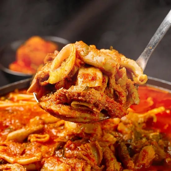 왕십리 특 소곱창전골 1.2kg X 2팩 라면사리