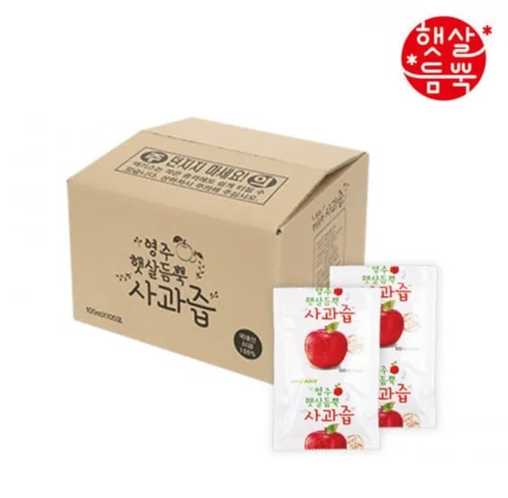 사과즙 100포