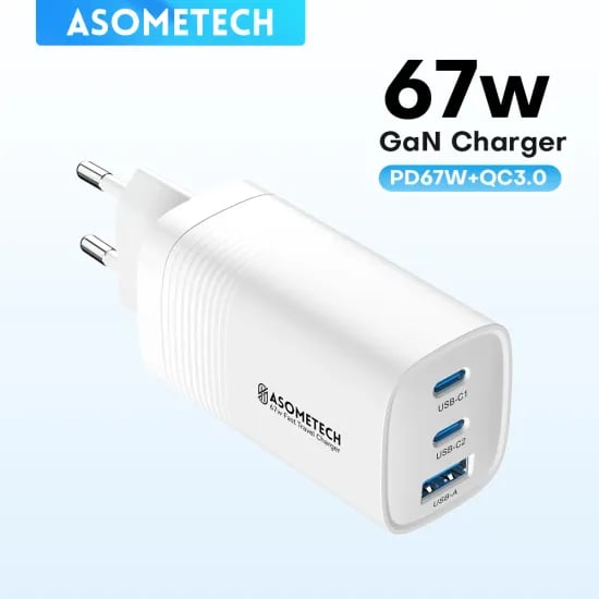 67W GaN 충전기 KR 플러그