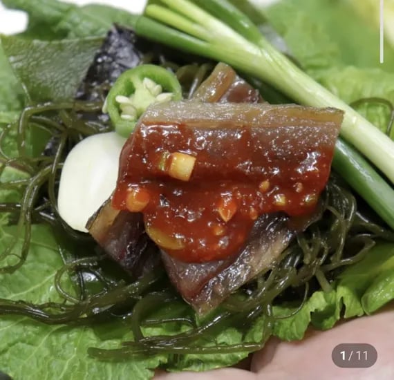 구룡포 과메기 야채 풀세트