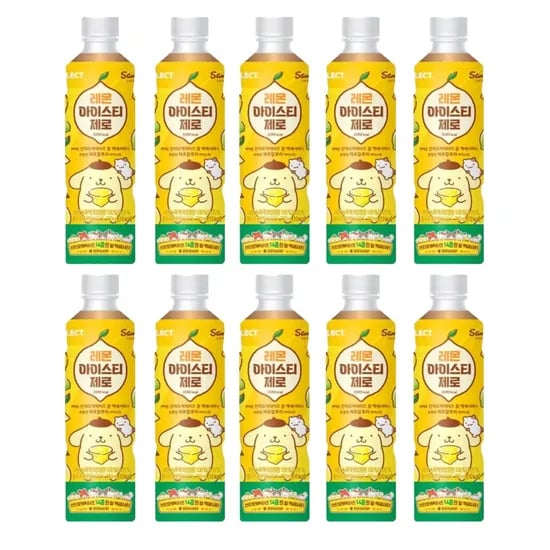 레몬아이스티 제로 10개입 350ml 산리오 악세사리 포함