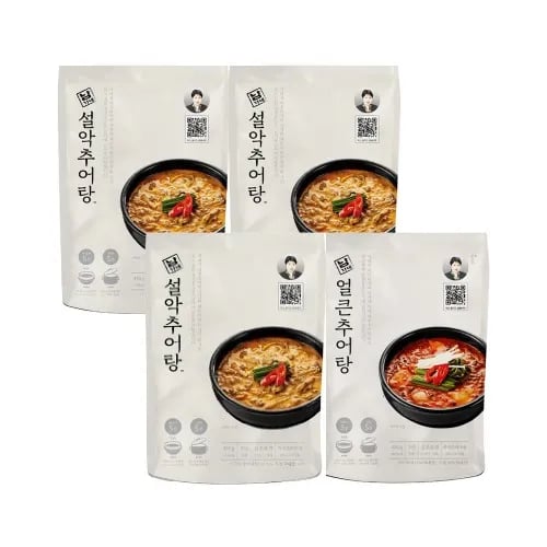 남가네 설악추어탕 450g x 3팩 얼큰추어탕 450g x 1팩 총 4팩