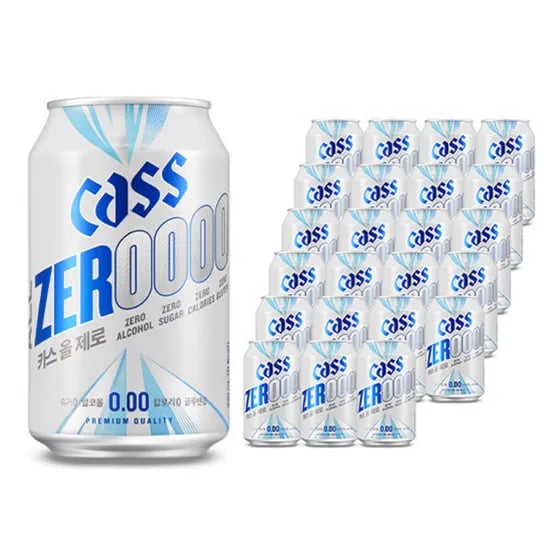 카스올제로 330ml 24캔 무알콜 맥주맛 음료