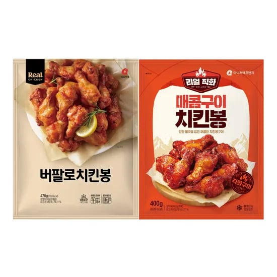 마니커 버팔로 치킨봉 470g + 치킨봉 400g