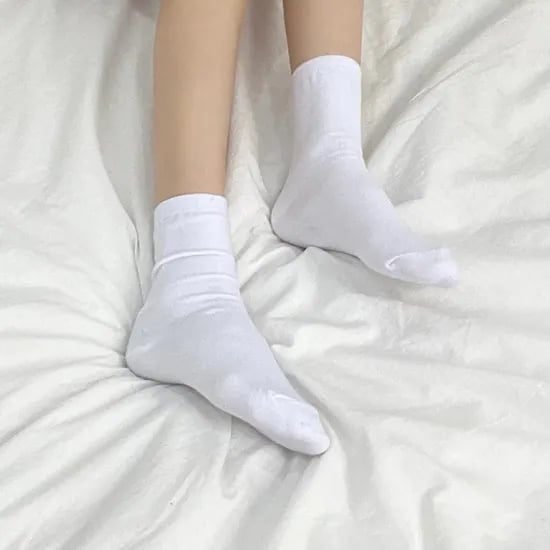 중목 무지 면 양말 10켤레