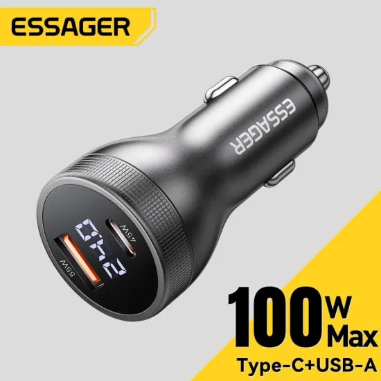 Essager 차량용 충전기 USB C 100W $4.12