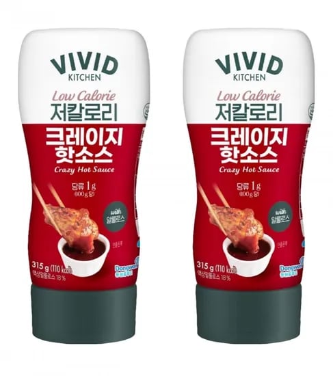비비드 저칼로리소스 핫 치킨 케찹 바베큐 2개