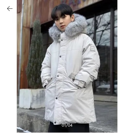 블랙야크키즈 25년 신상 해비급 야상다운