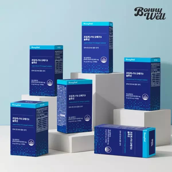보니웰 알티지 오메가3 1000mg 솔루션 6개월