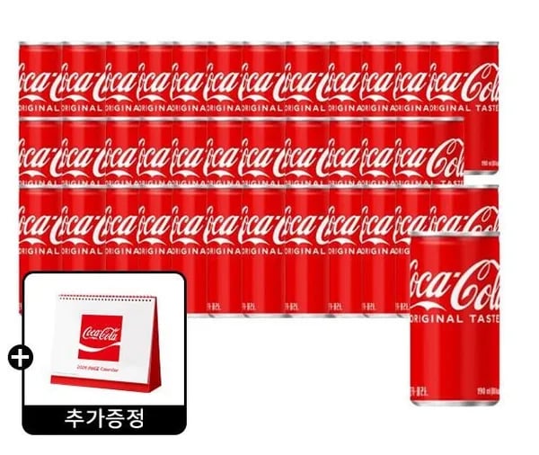 코카콜라 190ml 30캔 코카콜라 달력