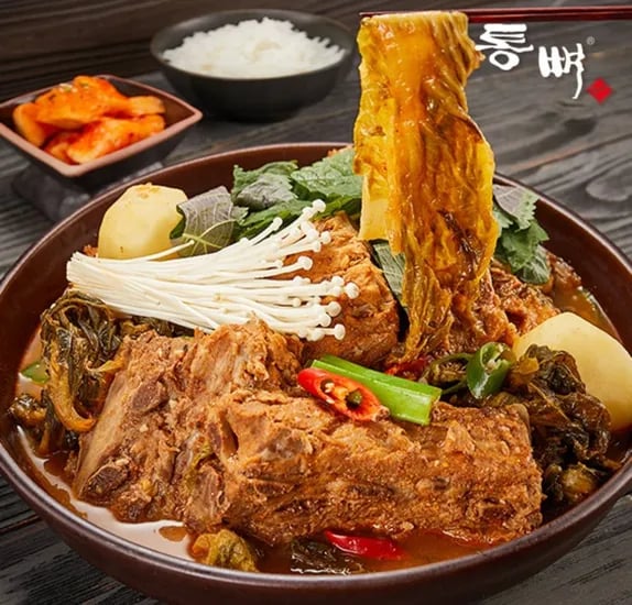 통뼈 우거지 감자탕 1kg 2팩