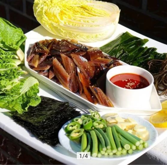 구룡포 꽁치 과메기 20쪽 야채세트