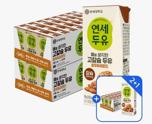 뼈를 생각한 고칼슘두유 72팩 외 다양