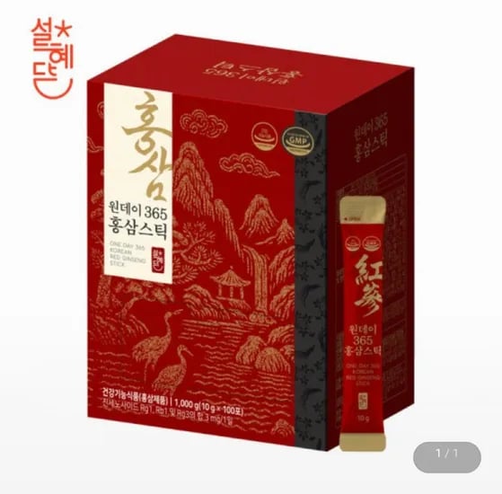 설혜담 원데이 365 홍삼스틱 00포