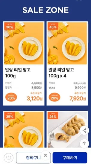 이브로 말랑 리얼 망고 100g 건망고 간식