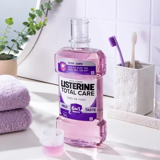 리스테린 그린티마일드 750ml 4개 250ml