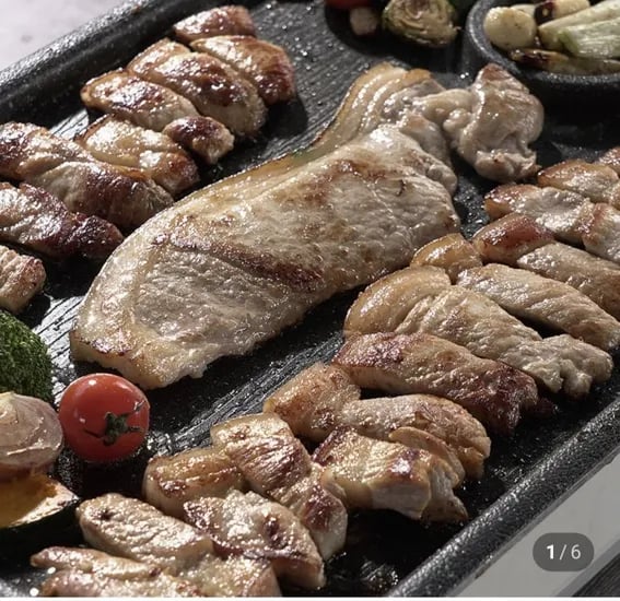 제주흑돼지 구이살 250g x 4팩