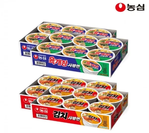육개장사발면+김치사발면 신라면 신라면골드 안성탕면 포테토칩 신짜너 신안너짜 외 다양