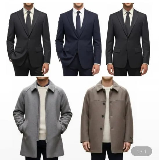 지이크 FW 기본 슈트 및 하프 발마칸 코트 5종