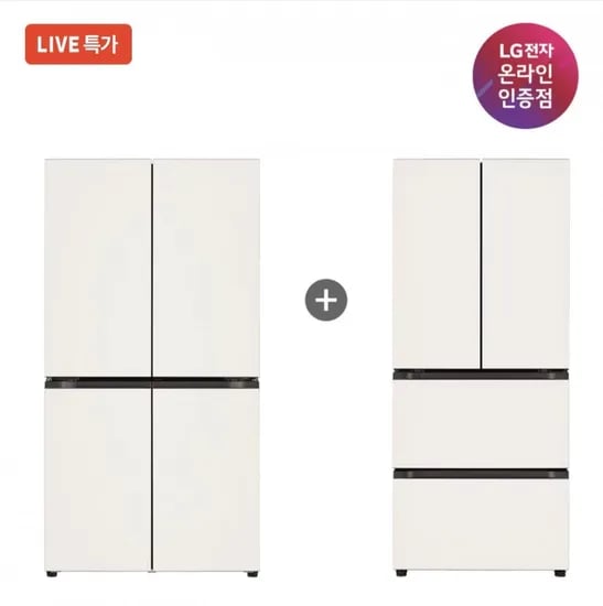 LG 디오스 오브제컬렉션 매직스페이스 냉장고 LG 디오스 김치톡톡 T875MEE111 Z408MEEF2