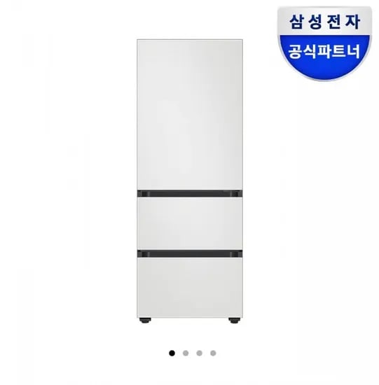 삼성전자 비스포크 김치플러스 김치냉장고 RQ33DB74C1AP 키친핏 313L 1등급 3도어