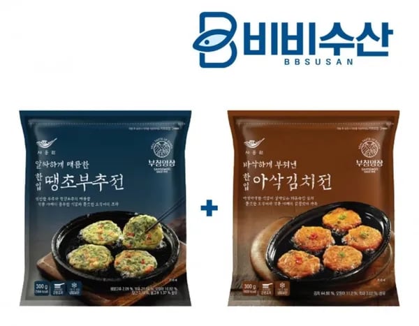 사옹원 부침명장 한입 아삭 김치전 300g+300g