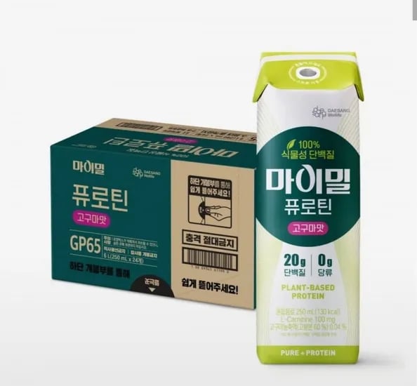 마이밀 퓨로틴 식물성 단백질 20g 고구마 250ml 24팩