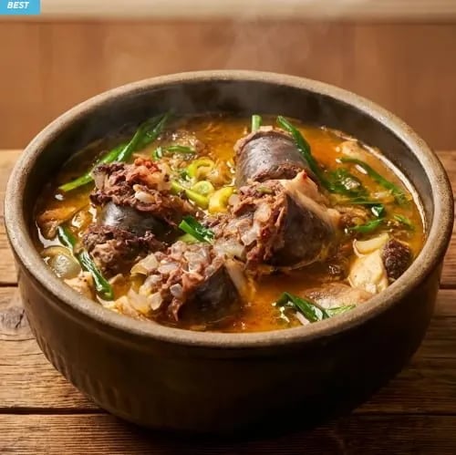 유비푸드 얼큰 병천식 순대국 640g x 5팩