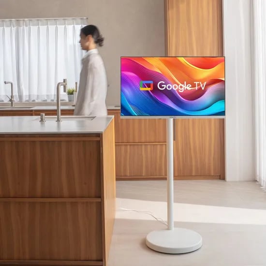 구글 이동식TV QLED 32인치 거치대