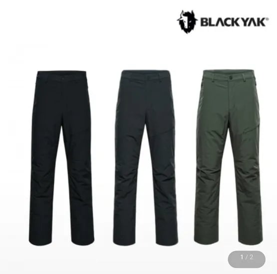 블랙야크 남성 기본 일자핏 패딩바지 라이즈인슐레이션팬츠 (51,840원/무료)