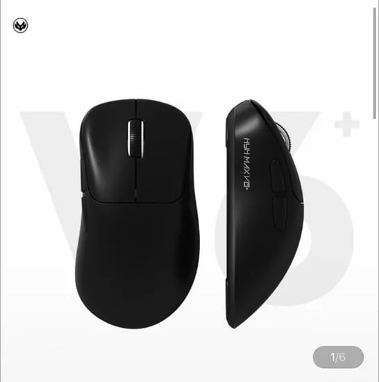 Fire Silver Fox MAX V6+ 무선 게이밍 마우스 55g 500mah PAW311 3