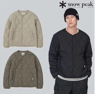 스노우피크 리사이클 퀼팅 가디건 자켓