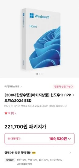 윈도우11 FPP USB형 오피스2024 ESD형