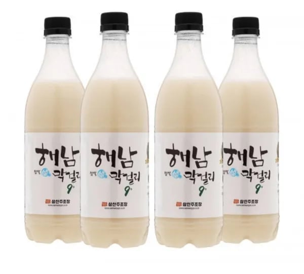 삼산주조장 해남찹쌀생막걸리 9도 750ml 4병