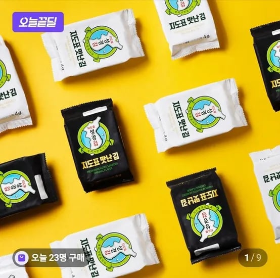 지도표 맛난김 4g 48개