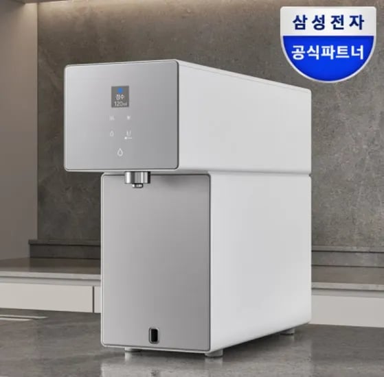 삼성 비스포크 AI 정수기 RWP70F15ANW 그레이지 음성인식 카운터탑 냉온 직수 정수기