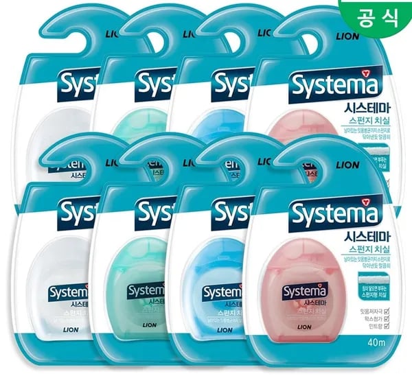 라이온 시스테마 스펀지 치실 X 8개 (2,600원/무료)1
