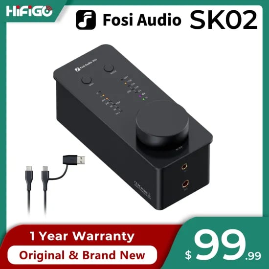 Fosi Audio SK02 데스크탑 DAC/AMP 외 4