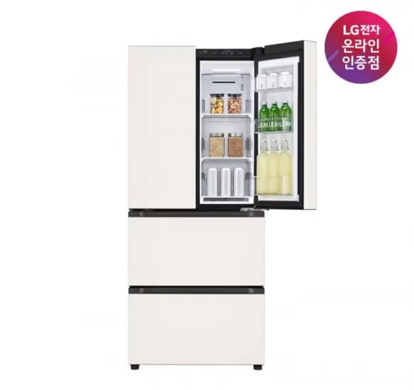 LG디오스 오브제컬렉션 김치톡톡 Z408MEEF23 4도어 김치냉장고 402L(1,449,777원/무료)