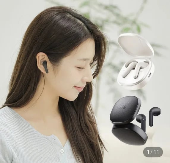 QCY AIR 블루투스 무선 이어폰 오픈형 (15,600원/무료)