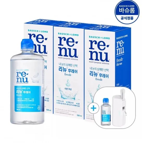 리뉴 후레쉬 0.5L 4개 사은품