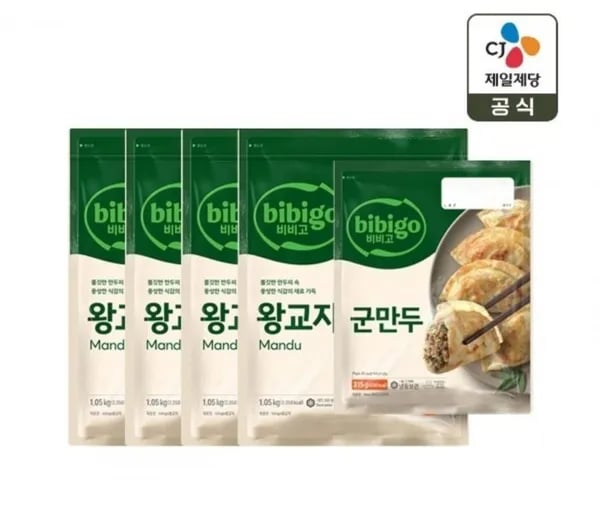 비비고 왕교자 .05kg 4개+군만두 315g 1개 (카드 31,090원/무료)1